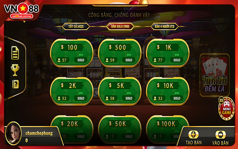 Baccarat tại Casino VN88