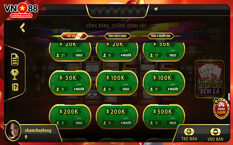 Điểm nổi trội của Baccarat VN88